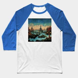 Starry Night in Kashyyyk Baseball T-Shirt